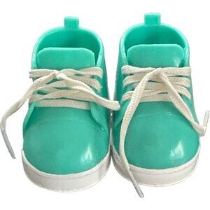 Teal 18" Fashion Doll Sneaker Shoes Lace Up